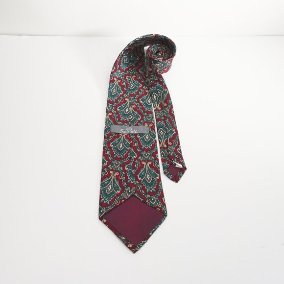 SURREY 100% Silk Dress Neck Tie 57" x 3.75" - Picture 3 of 4